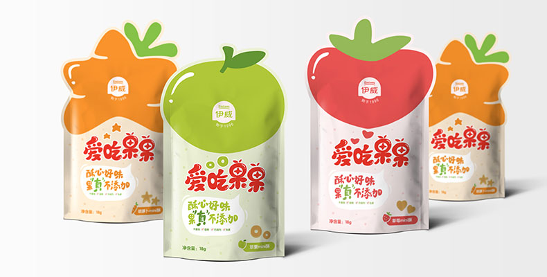 伊威愛(ài)吃果果包裝設計